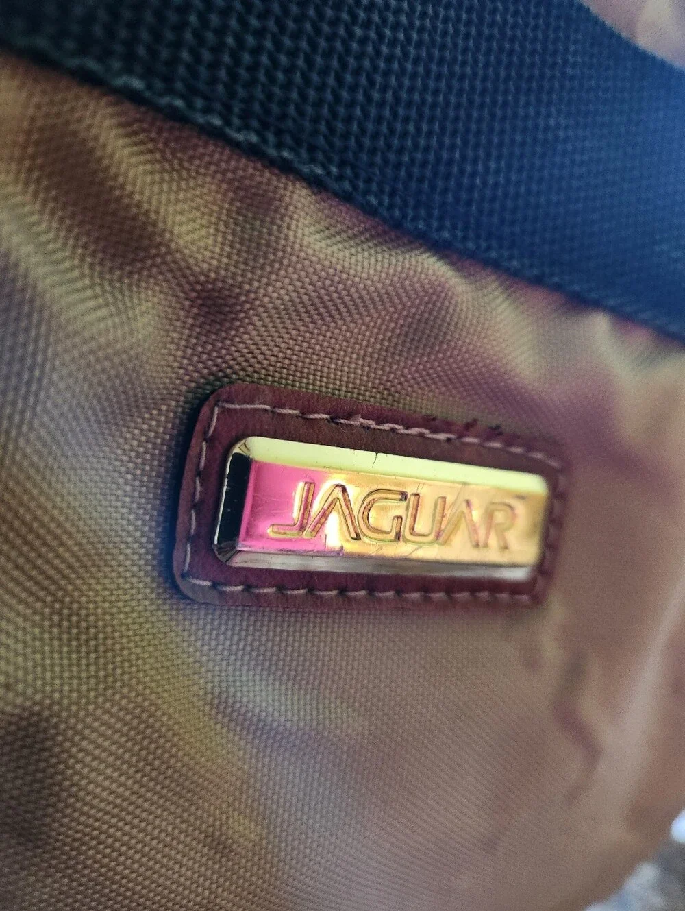 Vintage Jaguar Travel Bag Carry On Luggage Overnight Bag